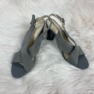Madeline Cross over Sling Back Heels